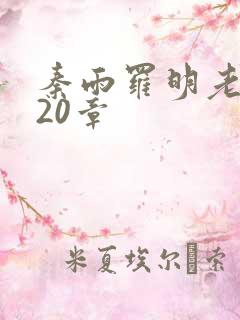 秦雨罗明老旺120章