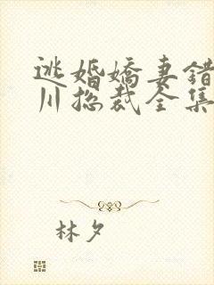 逃婚娇妻错爱冰川总裁全集免费观看