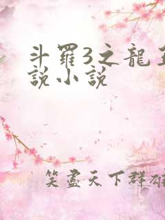 斗罗3之龙王传说小说
