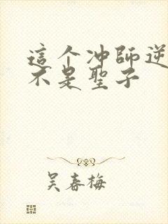 这个冲师逆徒才不是圣子