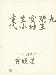 重生空间九零年代小地主