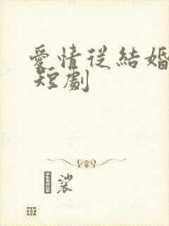 爱情从结婚开始 短剧