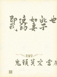 即使如此也爱着我的妻子