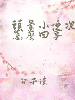 头晕小便次数多怎么回事