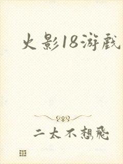 火影18游戏