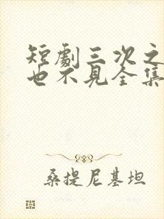 短剧三次之后再也不见全集