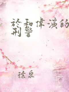 于和伟演的我是刑警