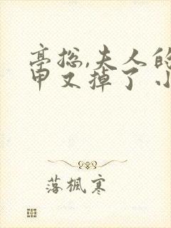 亭总,夫人的马甲又掉了 小说