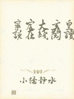 宁宸大玄皇朝小说在线阅读