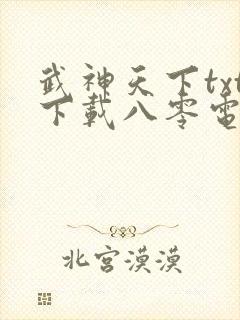 武神天下txt下载八零电子书