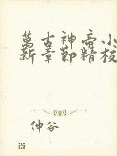 万古神帝小说最新章节精校版