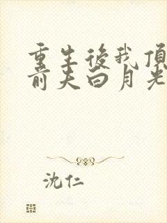 重生后我顶替了前夫白月光小说版