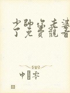 少帅你老婆又跑了免费观看完整版