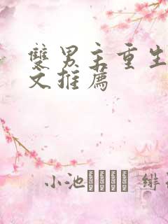 双男主重生救赎文推荐