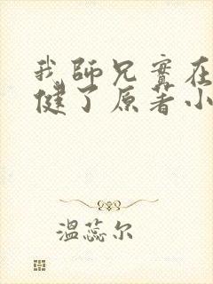 我师兄实在太稳健了原著小说