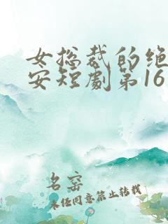 女总裁的绝世保安短剧第16集