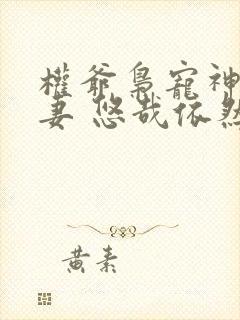 权爷枭宠神秘娇妻 悠哉依然