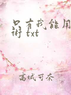 只有我能用召唤术 txt