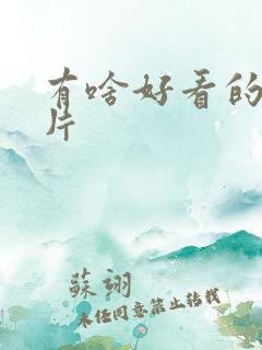 有啥好看的动画片