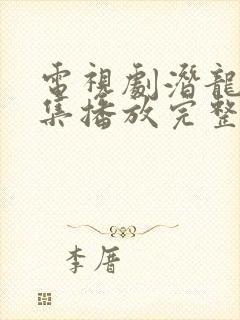 电视剧潜龙道全集播放完整版高清