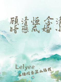 顾清恒 念清 暗恋成婚 小说