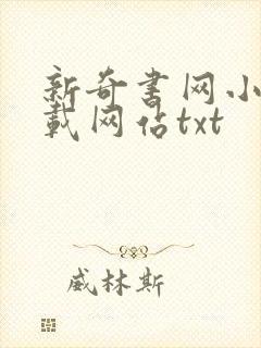 新奇书网小说下载网站txt