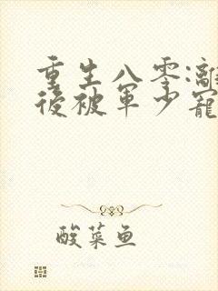 重生八零:离婚后被军少宠