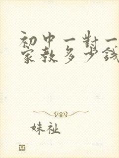 初中一对一上门家教多少钱