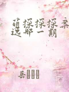 萌探探探案敖子逸哪一期