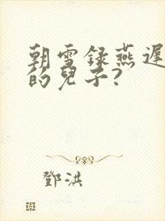 朝雪录燕迟是谁的儿子?