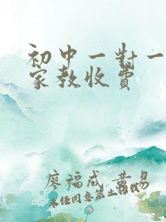 初中一对一上门家教收费