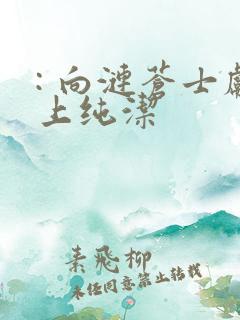 : 向涟苍士献上纯洁