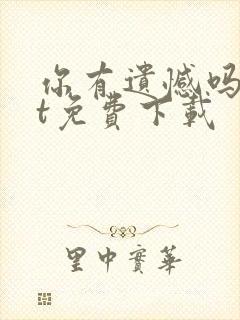 你有遗憾吗txt免费下载