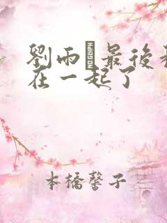 刘雨璠最后和谁在一起了