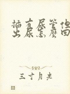 插有尿管但尿不出尿怎么回事