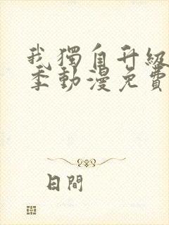 我独自升级第二季动漫免费观看