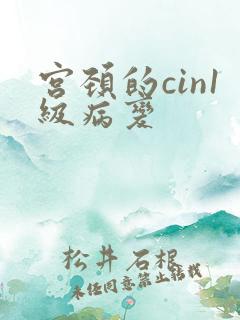 宫颈的cin1级病变
