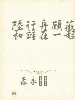 陆行舟顾薇最后和谁在一起了