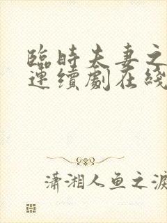 临时夫妻之孽缘连续剧在线观看