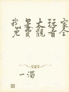 我是大玩家动漫免费观看全集