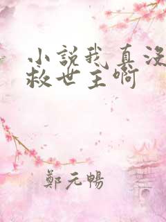 小说我真没想当救世主啊