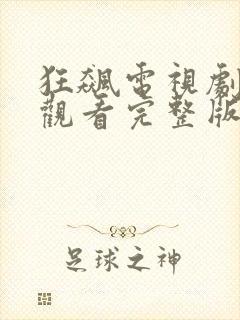 狂飙电视剧免费观看完整版星辰影院