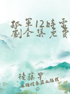 孤军12时电视剧全集免费播放高清