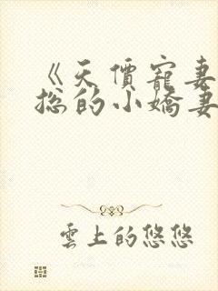 《天价宠妻:霍总的小娇妻》