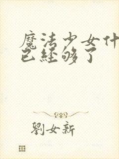 魔法少女什么的已经够了