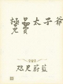 极品太子爷全文免费