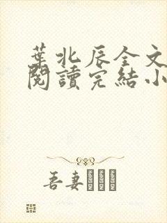 叶北辰全文免费阅读完结小说最新起点