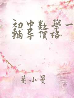 初中数学一对一辅导价格