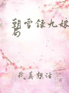 朝雪录九娘子结局