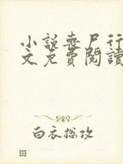 小说丧尸行动全文免费阅读